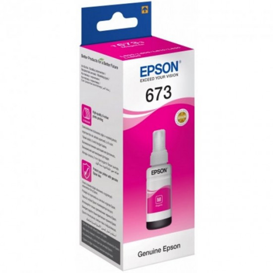  Чернила для Epson L805 Epson 673 Magenta 70мл C13T67334A