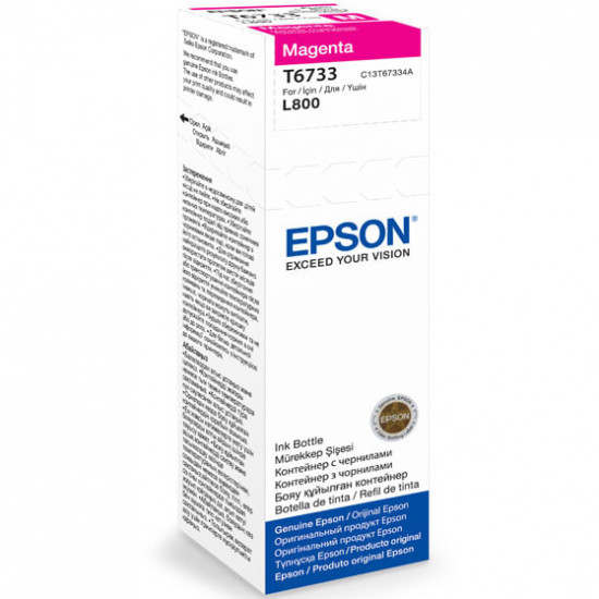  Чернила для Epson L805 Epson 673 Magenta 70мл C13T67334A