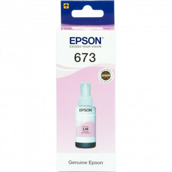  Чернила для Epson L805 Epson 673 Light Magenta 70мл C13T67364A