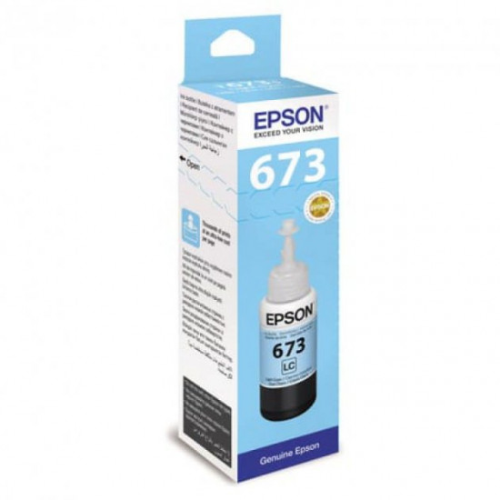  Чернила для Epson L805 Epson 673 Light Cyan 70мл C13T67354A