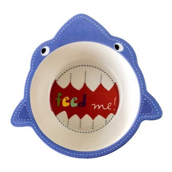 Children's bamboo tableware UFT BP2 Shark set of 5 items