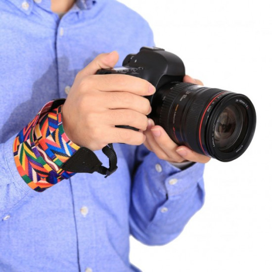 Neck Strap for Puluz Camera Nylon Universal Multicolor with Pattern (mrk2008)