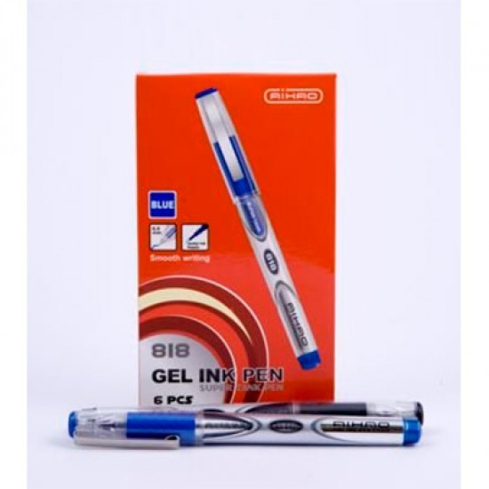 Blue gel pen AIHAO AH818