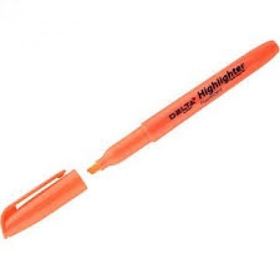 Text marker orange 2-4mm Delta by Axent D2503-12