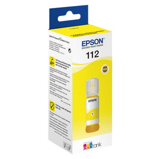 Чорнило для Epson L15160 Epson 112 Yellow Pigment 70мл C13T06C44A