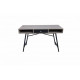 Desk with metal legs Mix Furniture Lime chipboard Sonoma truffle oak