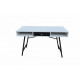 Desk with metal legs Mix Furniture Lime chipboard Alaska