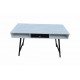 Desk with metal legs Mix Furniture Lime chipboard Alaska