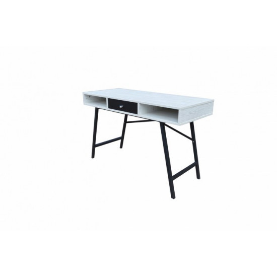 Desk with metal legs Mix Furniture Lime chipboard Alaska