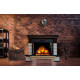 Electric fireplace with portal ArtiFlame STONE MONTEBELLO AF28S MAHOGON BROWN ANTIQUE (with sound)