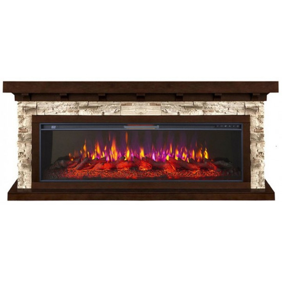 Electric fireplace with portal ArtiFlame LUDWIG AF50 WENGE (with sound)