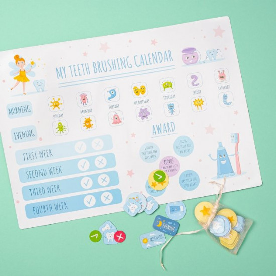 Children's magnetic habit tracker 