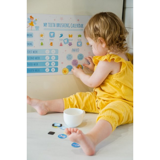 Children's magnetic habit tracker 