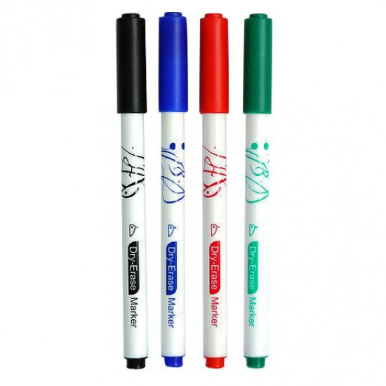 Set of multi-colored markers Auchan S, 4 pcs.