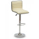 Bar stool Hoker ESTERO with footrest and seat height adjustment Beige