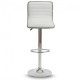 Bar stool Hoker ESTERO with footrest and seat height adjustment White