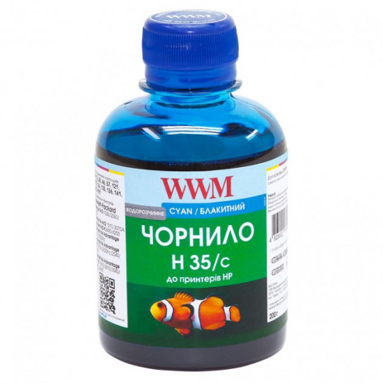 Чорнило HP Ink Tank 319 WWM H35 Cyan 200г H35/C