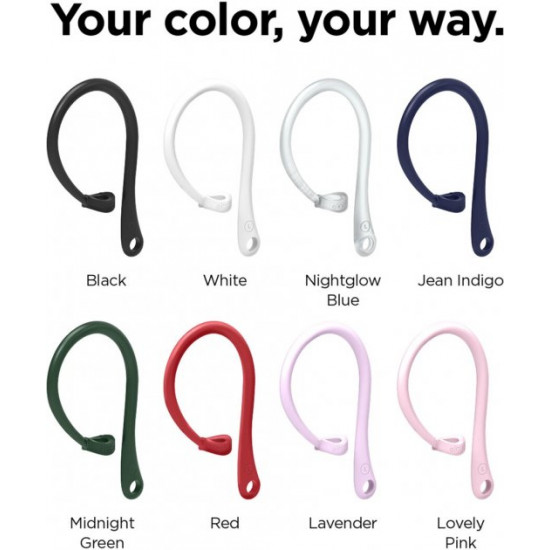  Держатель Elago Earhook Red for Airpods Pro (EAPP-HOOKS-RD)