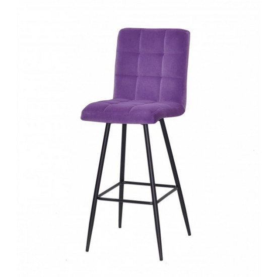 Bar chair Onder Mebli AUGUSTO B-T PURPUR B-1013 BAR 75-ML