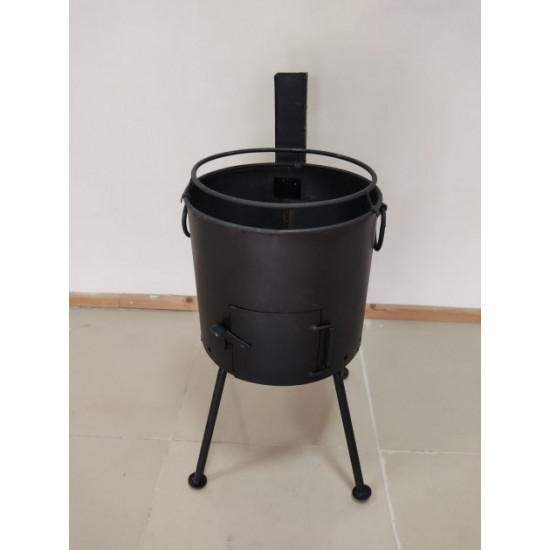 Stove for cauldron. Stove for a cauldron 30 cm, + removable short chimney