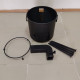 Stove for cauldron. Stove for a cauldron 30 cm, + removable short chimney