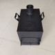 Mini potbelly stove heating and cooking unit 3 mm, up to 20 sq.m, capacity 26 kg