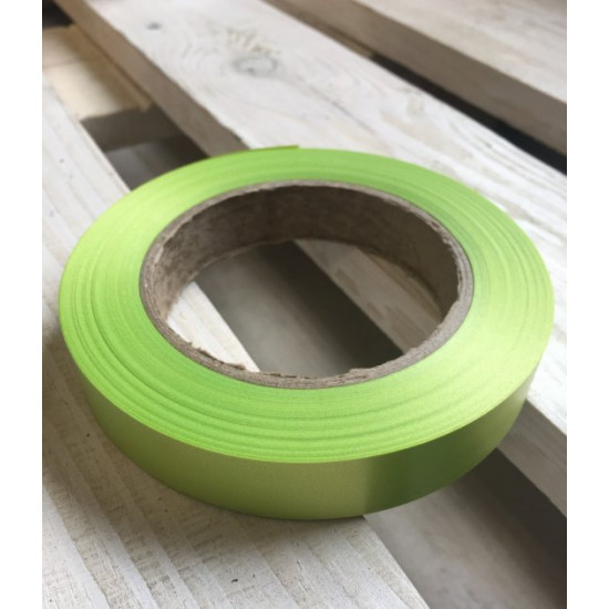 Ribbon for wrapping flowers and gifts 20 mm. x 60 m. Light green