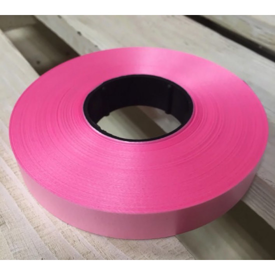 Ribbon for wrapping flowers and gifts 20 mm. x 100 m. Pink