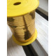 Ribbon for wrapping flowers and gifts 5 mm. x 150 m. Golden