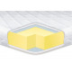 Thin mattress-topper Eurosleep Memory X4 140x190