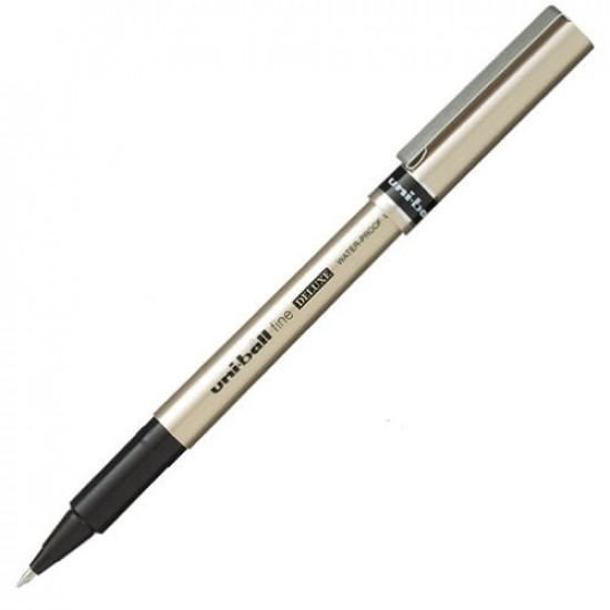 Rollerball pen Uni uni-ball fine DELUXE black 0.7 mm (UB-177.Black)