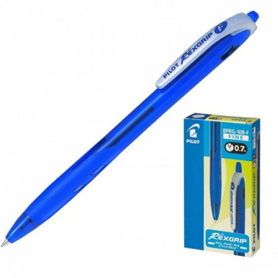 Ballpoint pen Pilot Rexgrip blue 0.7 mm (BPRG-10R-FL)