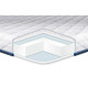 Тонкий матрац-топер Eurosleep Slim Super Strong жаккард 180x200