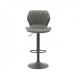 Bar chair swivel leatherette + painted metal black B-103 Vetro Mebel Color Graphite