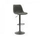 Bar chair leatherette + painted black metal B-104 Vetro Mebel Color Black antique