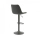 Bar chair leatherette + painted black metal B-104 Vetro Mebel Color Black antique