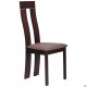 AMF dining chair Leicester SV-2421YBH dark walnut/brown fabric. 516738