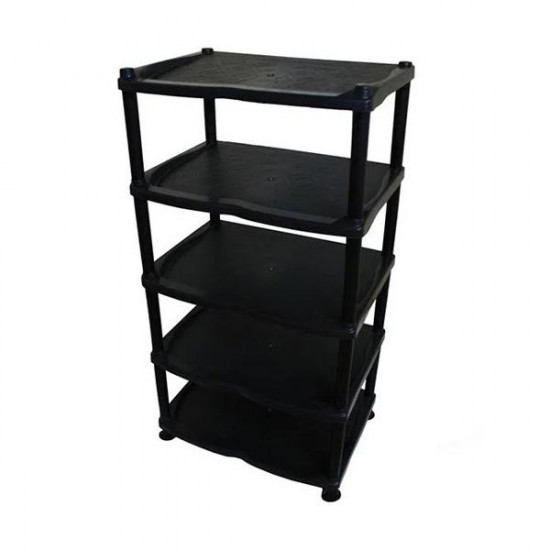 Five-tier shoe rack (color - black) Efe plastic (AN005074)