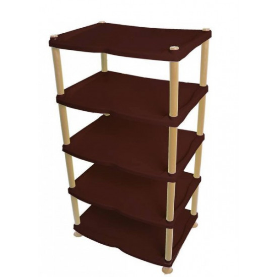 Five-tier shoe rack (color - brown-beige) Efe plastic (AN005075)