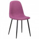 Chair for kitchen, cafe, bar Lucia steel black/violet fabric AMF