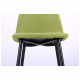 Chair for kitchen, cafe, bar Lucia steel black/olive fabric AMF