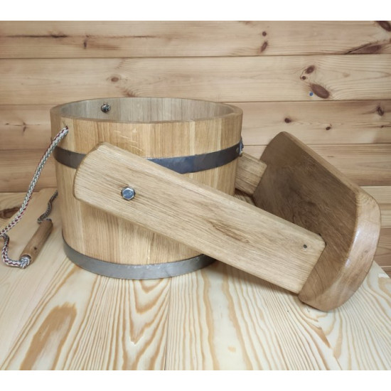 Window waterfall oak for bath or sauna 20 l