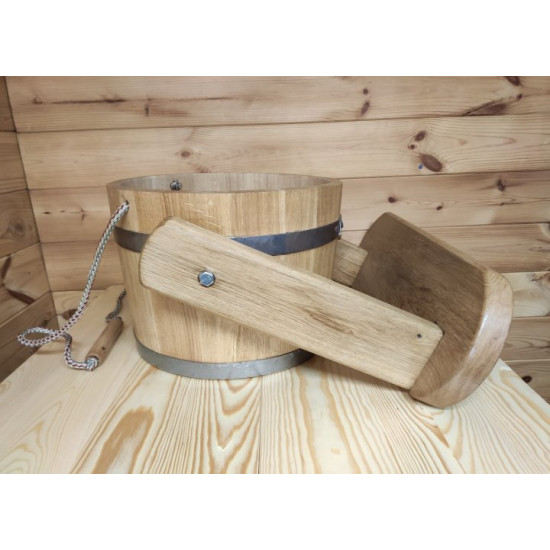 Window waterfall oak for bath or sauna 20 l