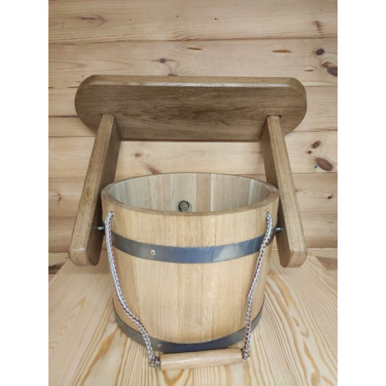 Window waterfall oak for bath or sauna 20 l