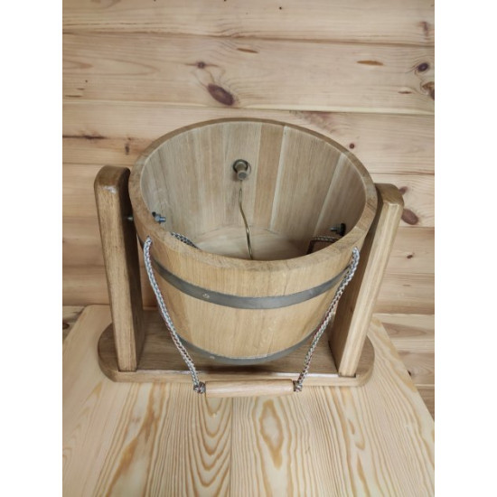 Window waterfall oak for bath or sauna 20 l