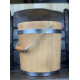 Oak window for a bath or sauna with stainless steel hoops 10 l