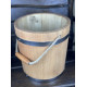 Oak window for a bath or sauna with stainless steel hoops 10 l