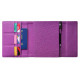 Diary in an elite cover with embossing, undated A5, with compartments for documents, lilac