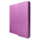 Diary in an elite cover with embossing, undated A5, with compartments for documents, lilac