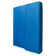 Diary in an elite cover with embossing, undated A5, with compartments for documents, blue